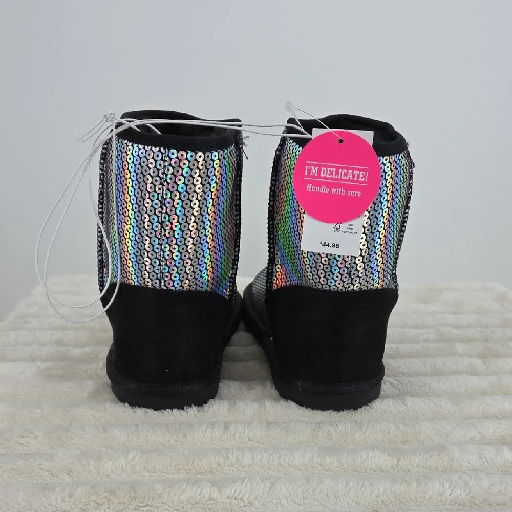 The Children's Place Holographic Sequin Boots